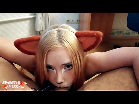 ❤️ Kitsune তার মুখের মধ্যে শিশ্ন এবং কাম গিলে ❌ যৌনতা ❌❤